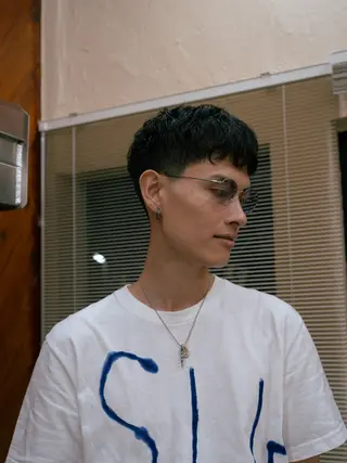 ショート カラー パーマ メンズ 🔗メンズサロン🔗 Kieのヘアスタイル