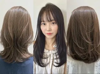 ロング 西宮ガーデンズ k-two土田陸登のヘアスタイル