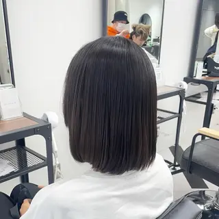 セミロング カラー パーマ ヘアアレンジ メンズ mona/ ストレートスタイル✨のヘアスタイル