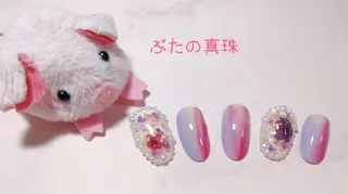 ネイル 林 珠里のネイルデザイン