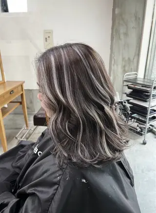 ミディアム カラー ROBIN所属・指名数No.1 /NAOYAのヘアスタイル