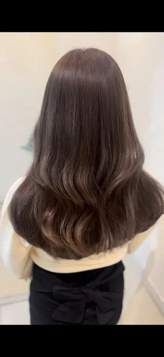 ロング カラー 透けるbrown カラー🎗♡yukaのヘアスタイル