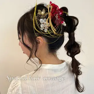 ヘアアレンジ 北九州美容室 🕊️わかな✂︎のヘアスタイル