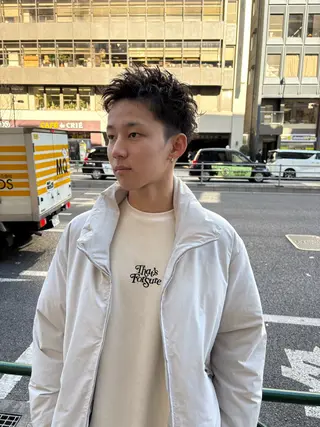 ショート パーマ charme所属・💈メンズ特化 ✂︎伊藤大輝💈のヘアスタイル
