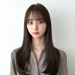 セミロング 割れ癖も直す髪質改善 美容師✨みやたのヘアスタイル