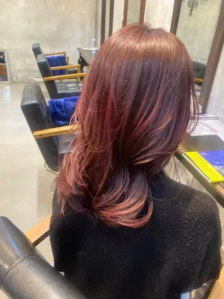 セミロング 髪質改善🌸 タケウチハナノのヘアスタイル