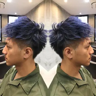 ショート カラー メンズ cecil hair所属・重政 和樹のヘアスタイル