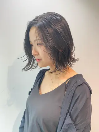 ミディアム ちばた/レイヤー 似合わせ/大阪中津のヘアスタイル