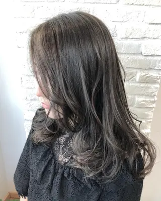 ミディアム カラー パーマ ヘアアレンジ 遠藤 拓馬のヘアスタイル