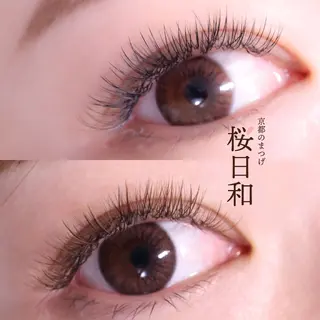 マツエク・マツパ 京都のまつげ桜日和 小島美桜のマツエク・マツパデザイン