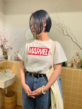 ショート カラー sakura🌸 レイヤー/韓国ヘアのヘアスタイル