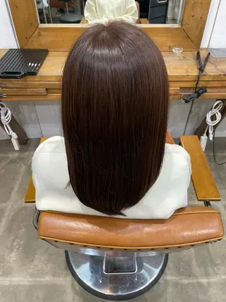 セミロング カラー 松田 恋のヘアスタイル