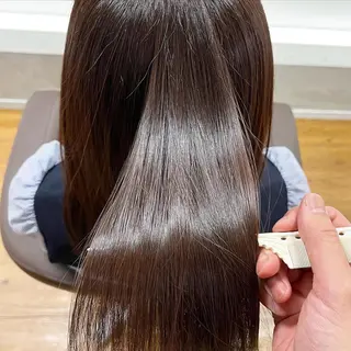 セミロング カラー オギソ タカシのヘアスタイル