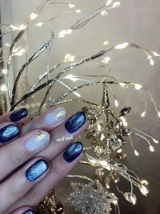 ミディアム ネイル 長さ出し専門 nynaのネイルデザイン