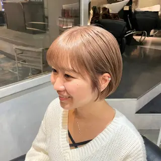 ショート F.hair salon所属・ハイトーン×髪質改善 🌈しゅんだい🌈のヘアスタイル