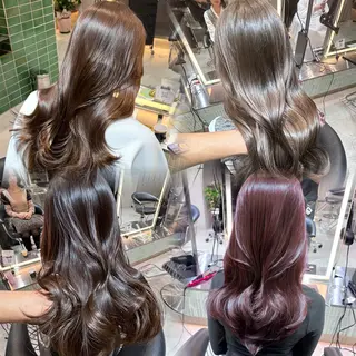 ロング カラー 髪質改善/縮毛矯正/ 韓国ヘア/矢野のヘアスタイル