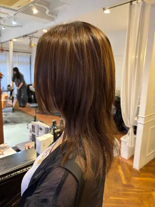 セミロング 兵藤 雅也のヘアスタイル