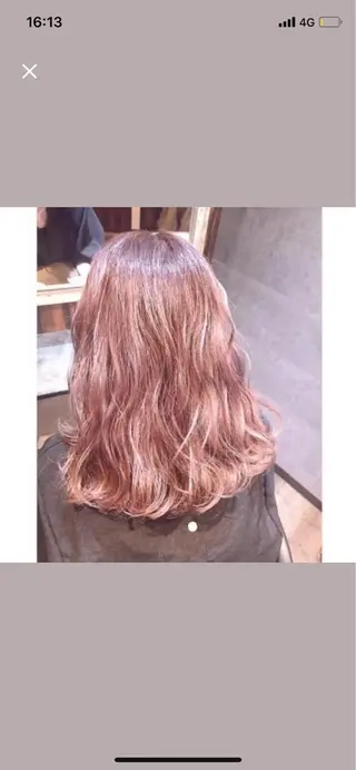 セミロング カラー 韓国ヘア/レイヤー/ 暖色カラー/ Aiのヘアスタイル