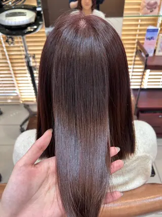 ミディアム カラー 阪田 真奈未のヘアスタイル
