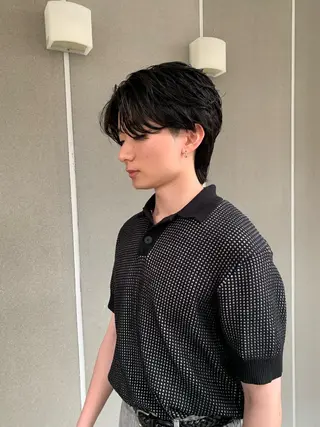 パーマ メンズ 佐藤大翔🌐縮毛矯正 🌐メンズパーマのヘアスタイル