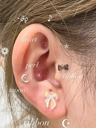 マツエク・マツパ N〜Nail&Eyelashサロン〜所属・💎N💎アイ&耳. ボディージュエリーのマツエク・マツパデザイン