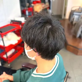 ミディアム パーマ メンズ plants hair salon by GEORGE所属・元住吉プランツヘアー ☘️丸山☘️のヘアスタイル