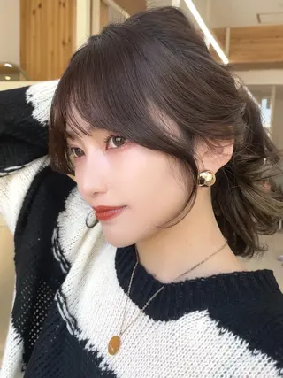 ロング カラー 🇰🇷韓国風くびれ ヘア🇰🇷中村優大のヘアスタイル