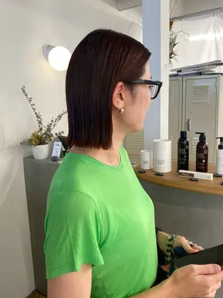 ショート カラー ブリーチモデル/ カットモデル/Riaのヘアスタイル