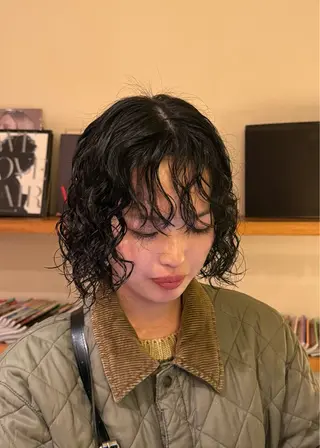 ショート パーマ hair space Syrup所属・レディースパーマ/ 合田 有一朗のヘアスタイル