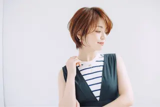 ショート 縮毛矯正/髪質改善 継続する美髪のヘアスタイル