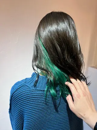 セミロング カラー Bei Licoldo.Atole  ベイリコルド アトリ所属・ベイリコルド　アトリ 店長　宮城一真のヘアスタイル