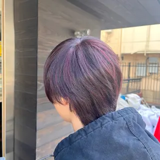 カラー メンズ よしだ しおりのヘアスタイル