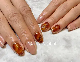 ネイル ネイルリボン 石田のネイルデザイン