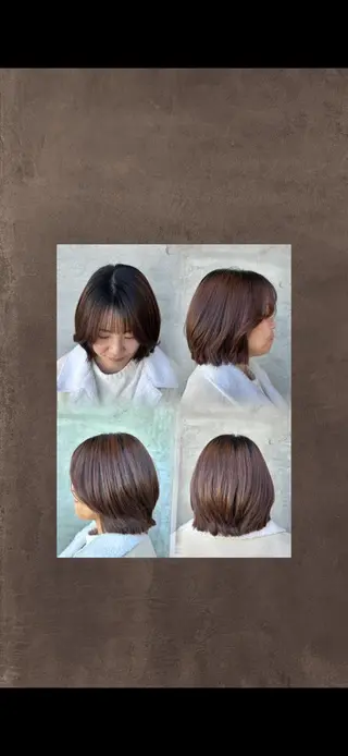 ショート maru.所属・林 小夏のヘアスタイル