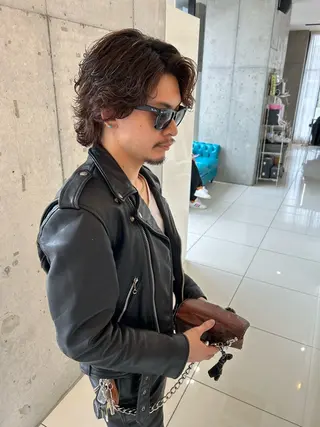 ミディアム パーマ メンズ soul eater MONAのヘアスタイル