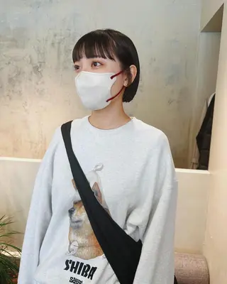 ショート カラー yupi🐈‍⬛ レイヤー/パーマのヘアスタイル