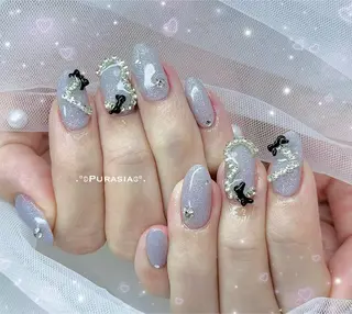 ネイル Purasia高橋✧ マグ/ワンホン/地雷のネイルデザイン
