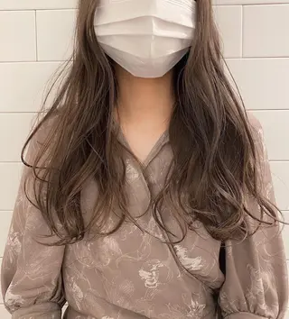 ロング カラー パーマ ヘアアレンジ TYCHE GINZA所属・🍃服部 雅哉🍃銀座◎のヘアスタイル