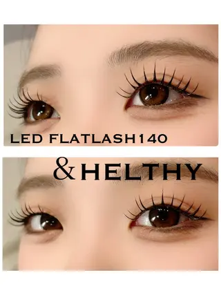 マツエク・マツパ シュガーレイ所属・バインドロック🦋 アンドヘルシーのマツエク・マツパデザイン