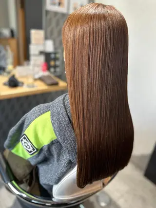 セミロング カラー パーマ Re:nk hair&relaxのヘアスタイル