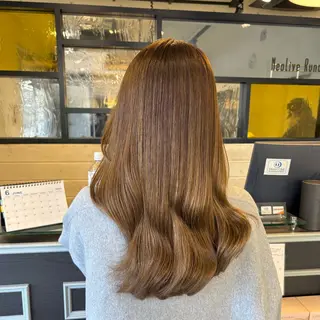 ロング カラー スナコザワ レナのヘアスタイル