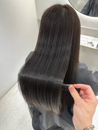 セミロング 銀座No.1髪質改善 縮毛矯正/本木のヘアスタイル