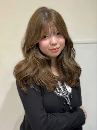 セミロング ao - ﾆｭｱﾝｽ 大阪梅田のヘアスタイル