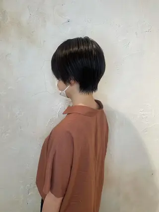 ショート カラー 髪質改善/縮毛矯正 砂原一博のヘアスタイル