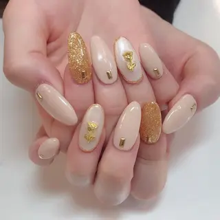 カラー ネイル Q Free nailsのネイルデザイン
