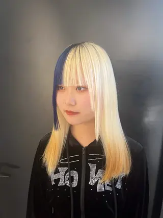 セミロング 目を惹く艶髪/髪質 改善カラー🤎ぐっちのヘアスタイル