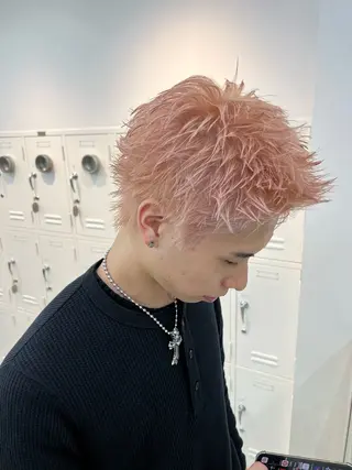 カラー メンズ 🌀toa/波巻き✨ /メンズパーマ／栄のヘアスタイル