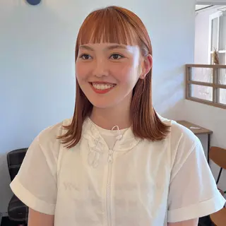 ミディアム カラー 伊藤ゆかり/髪質改善 /透明感カラーのヘアスタイル