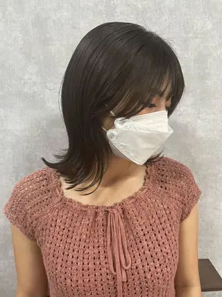 ミディアム C’LD hair  produce /シールドヘア所属・モテ髪/ボブ/ショー ト/アダチフウトのヘアスタイル