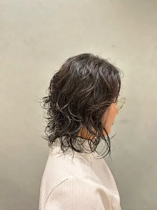 ミディアム 和泉市／mahae 吉田のヘアスタイル